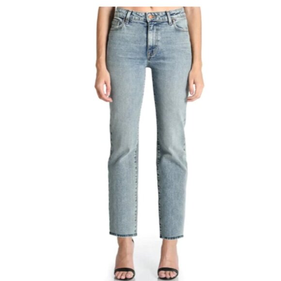 Fidelity Denim Pixie Ultra High Button Fly Jeans Canyon Vintage Blue Size 28 - Picture 1 of 10